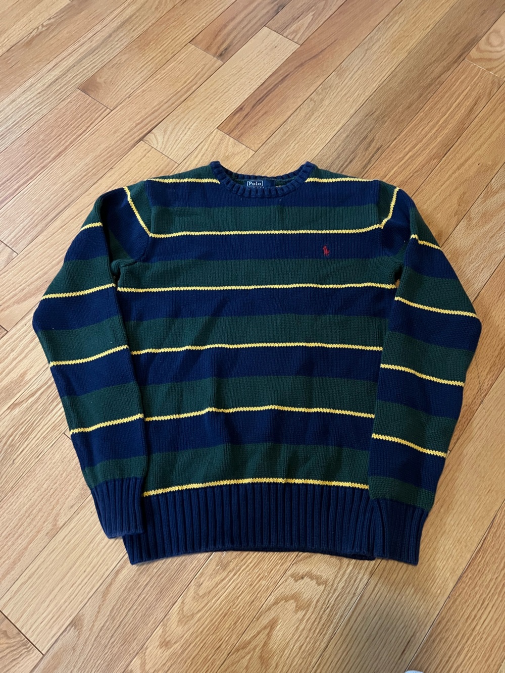Big Kid Ralph Lauren Striped Sweater